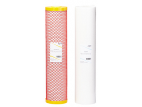 AQVA Vaihtosuodatinpaketti 1 mikron +kalkki-mangaani 20