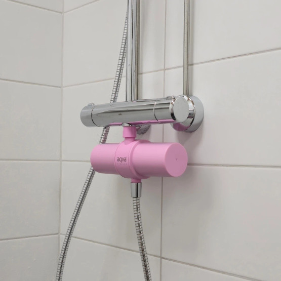 AQVA FRESH suihkusuodatin, vaaleanpunainen