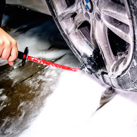 Vanneharja varsi kulmalla Maxshine Ultimate Wool Wheel Brush