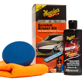 Naarmunpoistosarja Meguiars Quik scratch eraser kit 118ml