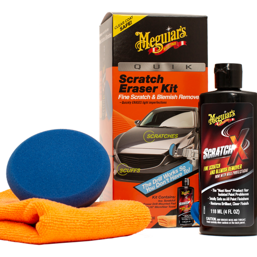 Naarmunpoistosarja Meguiars Quik scratch eraser kit 118ml