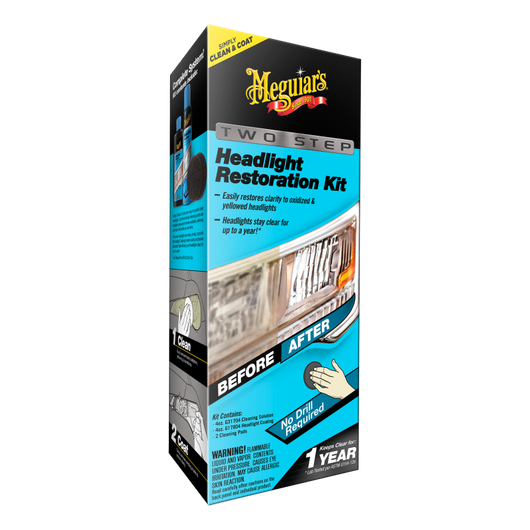 Ajovalojen kiillotussarja Meguiars Perfect clarity headlight restoration kit