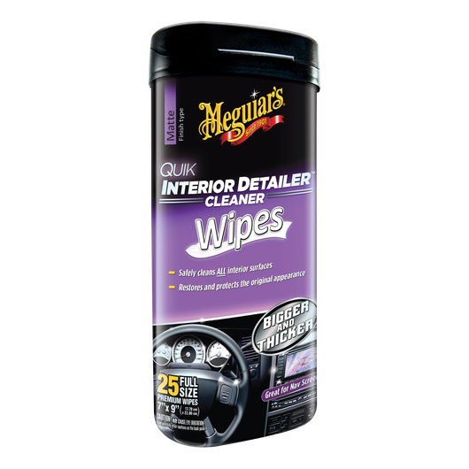 Puhdistuspyyhkeet Meguiars Quik interior detailer 25kpl