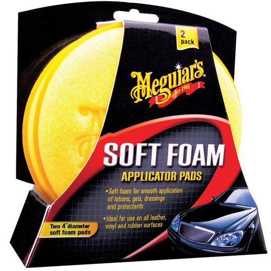 Vahanlevitystyyny Meguiars Soft Foam Applicator Pads 2kpl