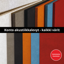 Konto-akustiikkalevyt 594 x 594 x 20 mm 6kpl