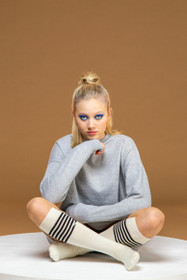 By Olga: Merinovillainen polvisukka