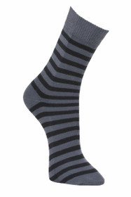 Raidallinen puuvillasukka