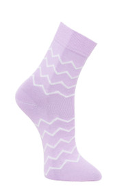 Siksakki-puuvillasukka