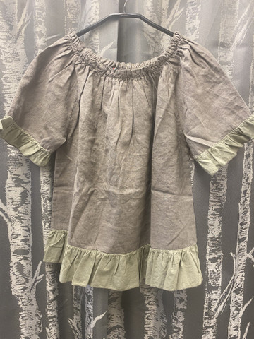Pellavapusero Louie khaki