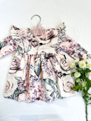 Molly dress (50-68) -TILAUSTUOTE , Kukat ja kasvit -erilaisia