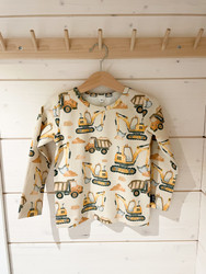 Trikoopaita - Kaivurit, koko 98.