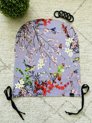 Vaunuverho - Birds lila n.40x50