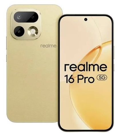 Realme 16 Pro 5G puhelin, 256/8 Gt, kulta 