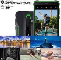 BLACKVIEW BV6300 PRO 128Gt - iskunkestävä IP68  Android 10 älypuhelin