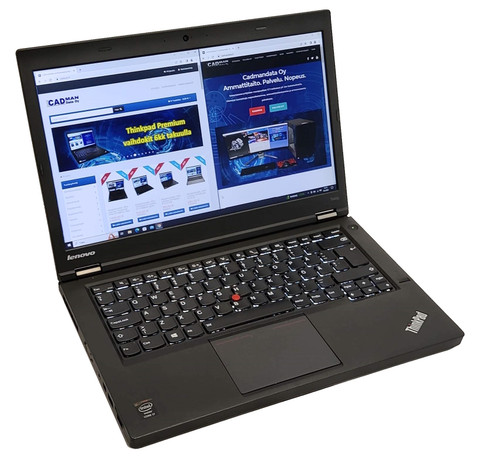 Nopeimmalle ThinkPad T440p Premium i7-4710MQ/16Gt/256Gt SSD/Win 10 Pro