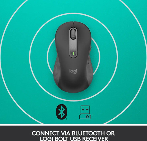 Logitech Signature M650 L LEFT -langaton hiiri, musta