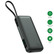 4smarts Power Bank Enterprise with integrated USB-C cable 20000mAh 130W spacegrey