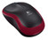 LOGITECH M185 - Hiiri - optinen - langaton - 2.4 GHz - punainen