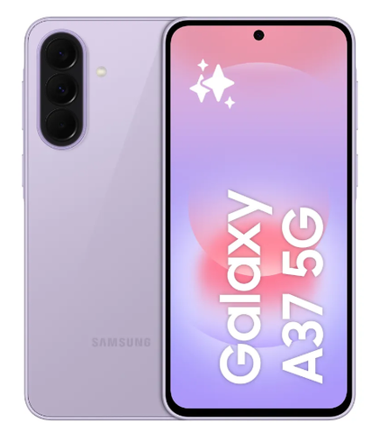 Samsung Galaxy A37 5G puhelin, 128/6 Gt, Awesome Lavender