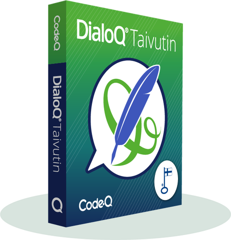 DialoQ Talk + taivutin + PCS-kuvasto