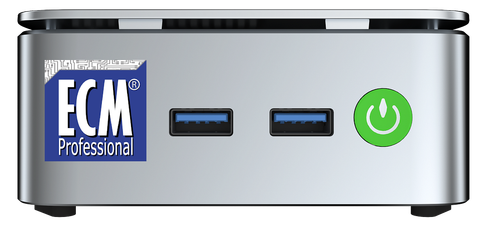 Nopeimmalle: ECM Mini-Station Ryzen 5 16Gt 512Gt W11Pro