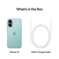 Apple iPhone 16 128 Gt -puhelin, sinivihreä