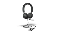 Jabra Evolve2 40 SE, USB C/A, MS Stereo headset