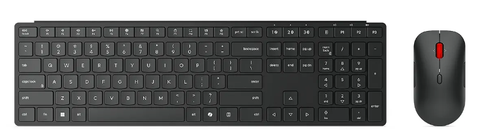Lenovo Wireless Multi-Mode Pro Combo Keyboard and Mouse 6000 näppäimistö ja hiiri, Nordic