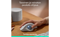 Logitech Ergo M575S -pallohiiri, luonnonvalkoinen