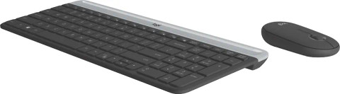 Logitech MK470 Slim -näppäimistö ja hiiri, musta