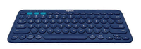 Nopeimmalle - Sininen Logitech K380 -Monitoiminäppäimistö Bluetooth