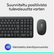 Logitech MK250 näppäimistö ja hiiri, musta