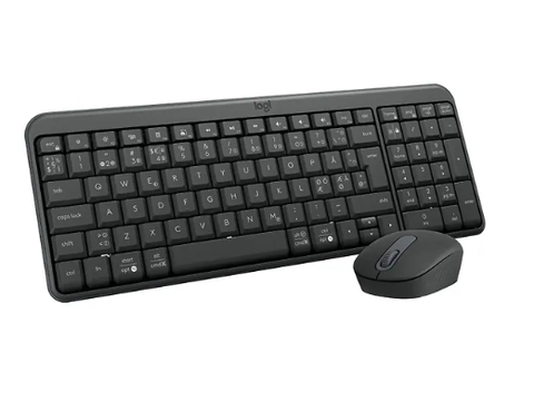 Logitech MK250 näppäimistö ja hiiri, musta