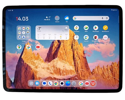 OnePlus Pad Go2 5G tabletti + suojakotelo , 256 Gt, Shadow Black