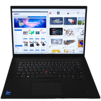 Nopeimmalle: ThinkPad P1 Gen4 i7-11850H 32Gt 16