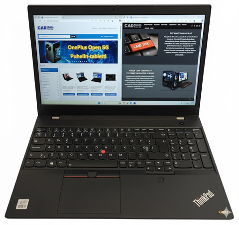 Nopeimmalle  - ThinkPad T15p i7-10750H GTX 1050 32Gt W11P