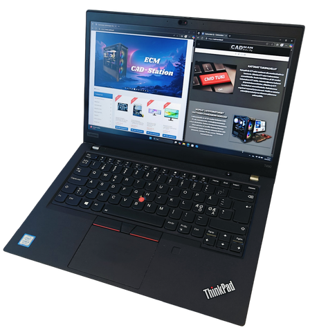 Nopeimmalle: Thinkpad T490  i7-8665U QHD 32Gt 512 GF MX250 W11P 