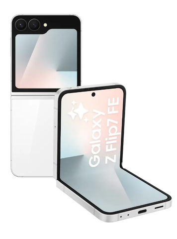 Samsung Galaxy Z Flip7 FE puhelin, 128/8 Gt, White