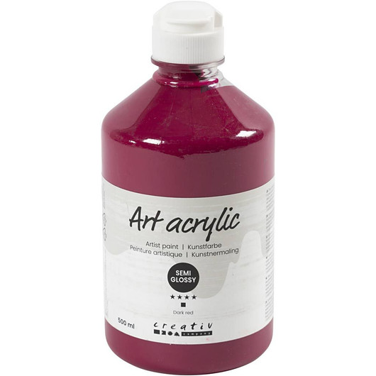 Pigment Art School 500 ml, dark red