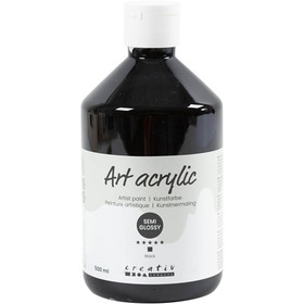 Pigment Art School 500 ml, musta