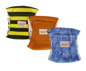 Poikavyö M, p 43 cm, musta-keltaraidallinen