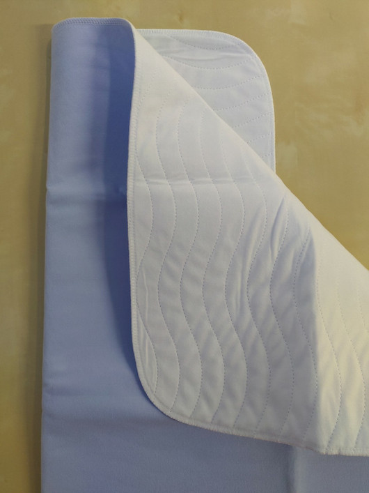 Pestävä pissa-alusta 85x90 cm, sini-valkoinen 