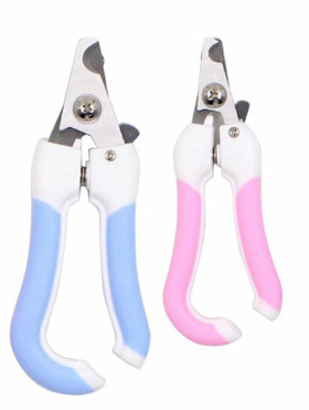 Kynsisakset M, valkea-vaaleansininen