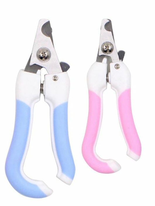 Kynsisakset M, valkea-vaaleansininen