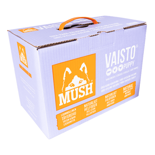 Mush Vaisto Puppy Vaaleanliila, sika-kalkkuna-kana 10 kg