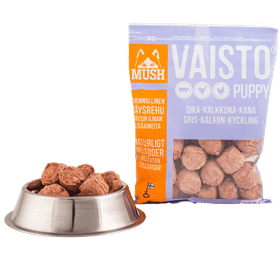 Mush Vaisto Puppy Vaaleanliila, sika-kalkkuna-kana 800 g
