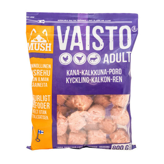 Mush Vaisto Liila, kalkkuna-kana-poro 800 g