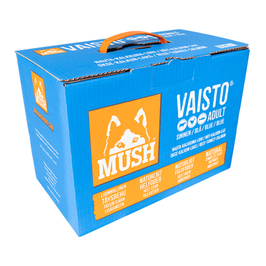 Mush Vaisto Sininen, nauta-kalkkuna-lohi 10 kg