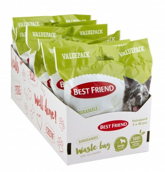 Best Friend Gear kakkapussi S säästöpakkaus 3x40 kpl