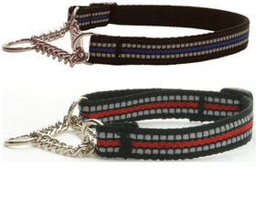 Topcanis Mini puolikiristävä säädettävä heijastinpanta 19-27 cm, musta-sininen